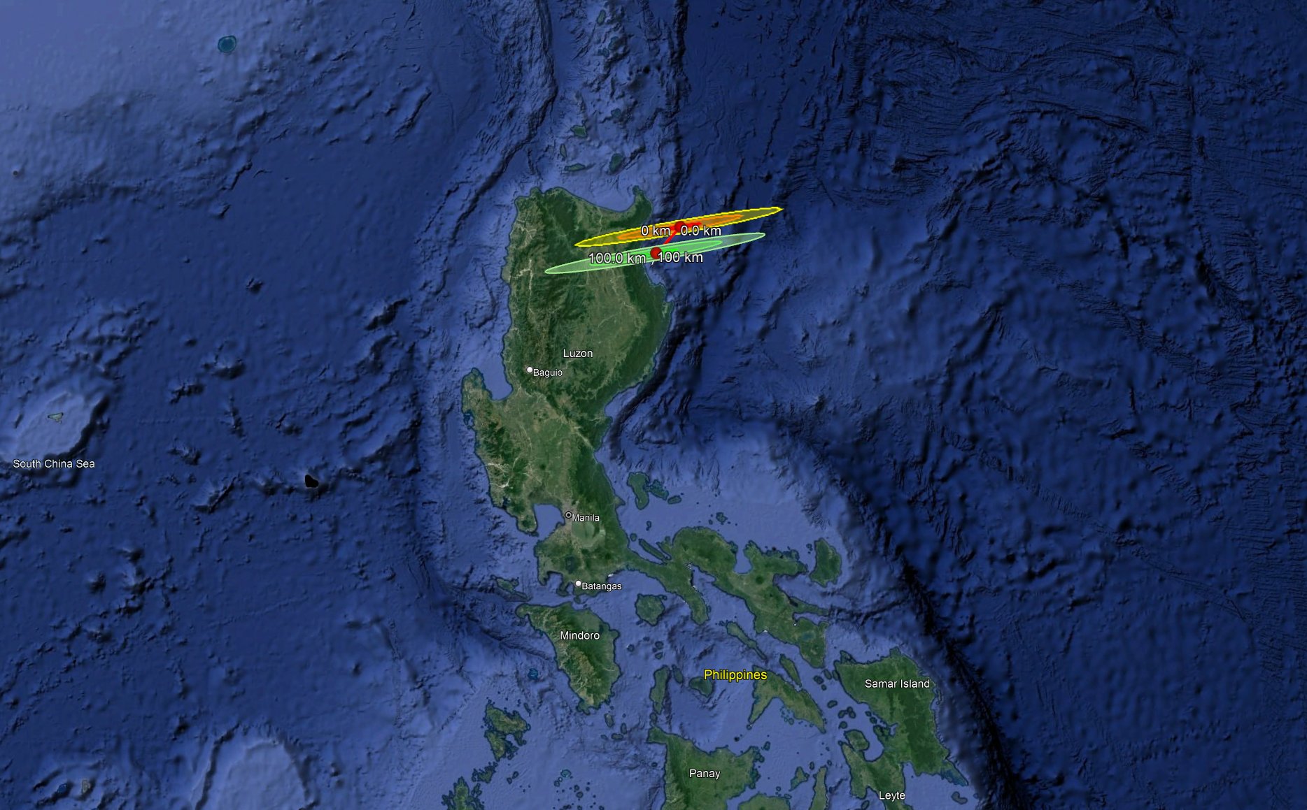 Asteroid promjera jednog metra ulazi u zemljinu atmosferu iznad Filipina