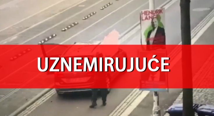 Iskočio je iz auta i zapucao po ljudima! Objavljena snimka napada u Njemačkoj