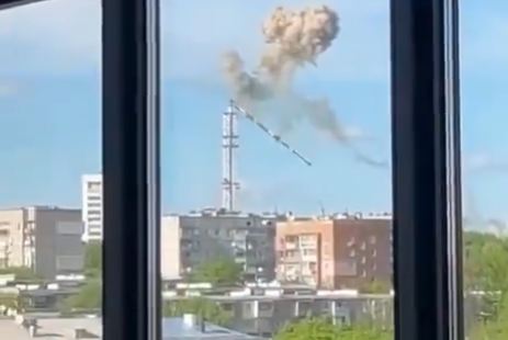 VIDEO Ruska vojska raketirala je televizijski toranj u Harkivu