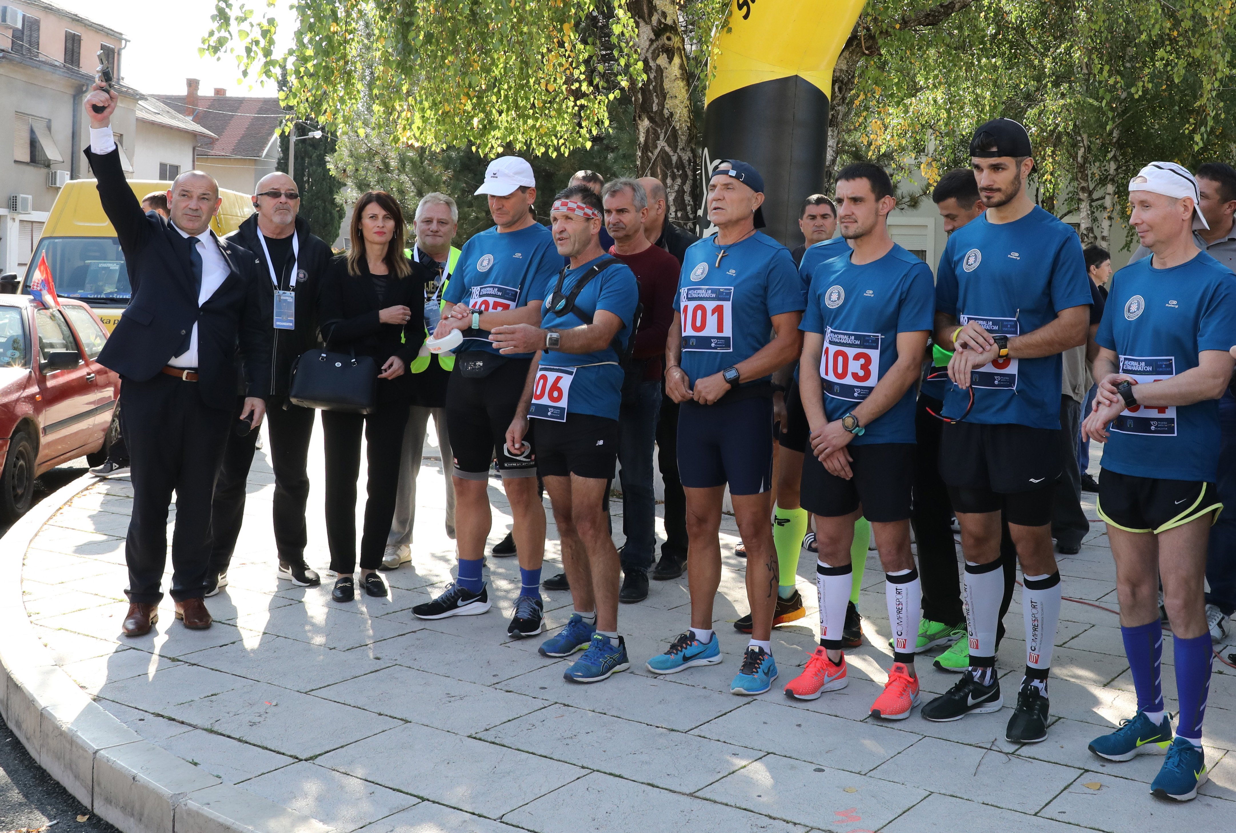 Ministar Medved pucnjem označio početak 18. memorijalnog ultramaratona od Zagreba do Vukovara