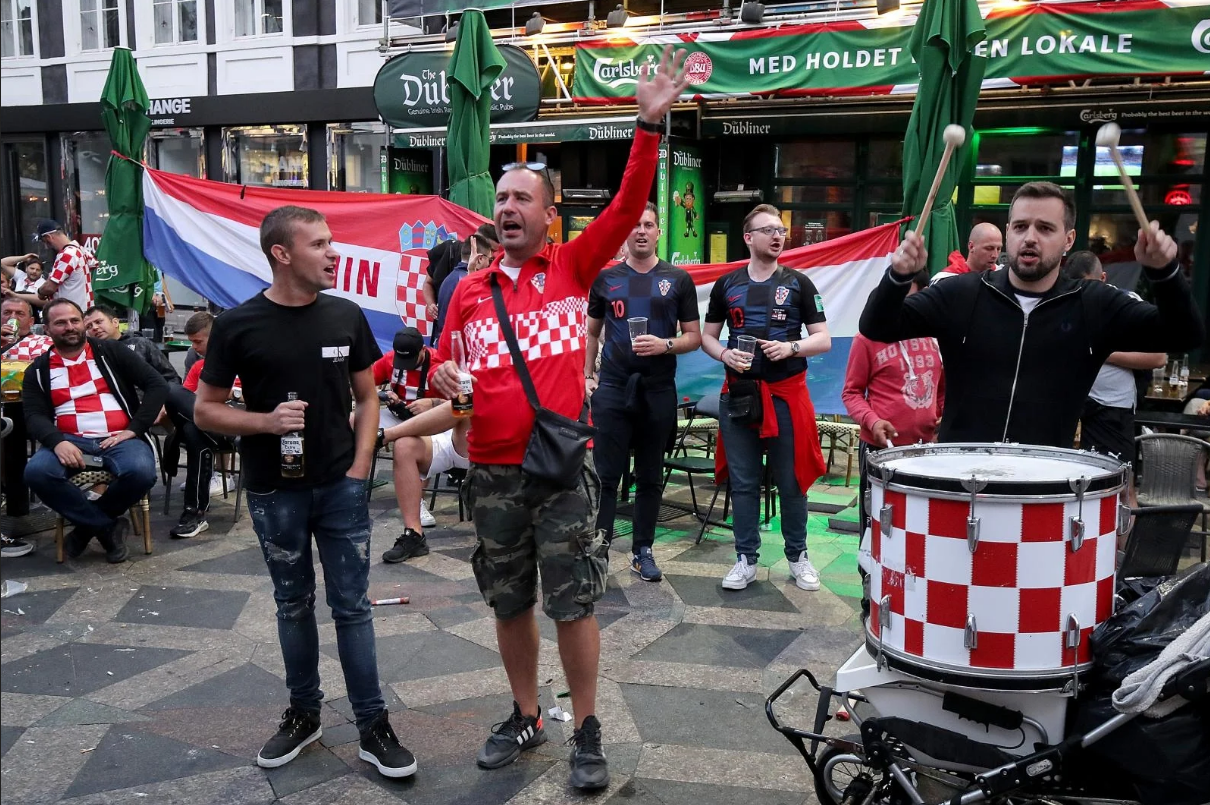 FOTO/VIDEO: KAKVA ATMOSFERA Hrvatski navijači preplavili ulice Kopenhagena