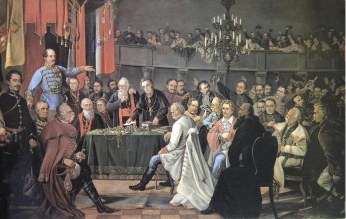 23. listopada 1847. Hrvatski Sabor – hrvatski jezik proglašen službenim u javnoj uporabi