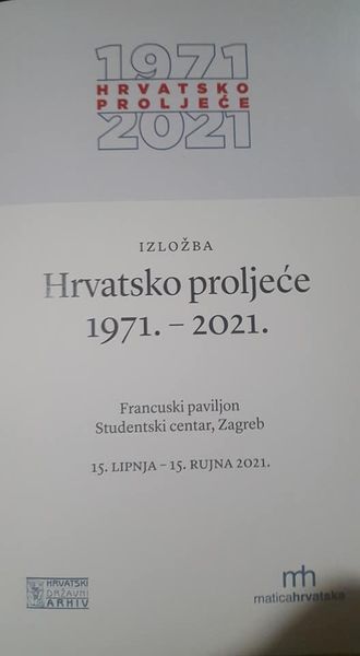 IZLOŽBOM '50 GODINA HRVATSKOG PROLJEĆA' U STUDENTSKOM CENTRU