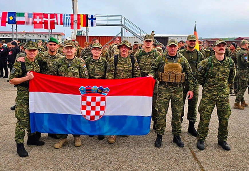 Pripadnik 41. HRVCON-a KFOR pobijedio na 81. DANCON March-u
