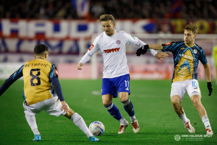 Rijeka slavila na Poljudu i izborila polufinale Hrvatskog nogometnog kupa. Fruk utišao Poljud s dva gola i asistencijom