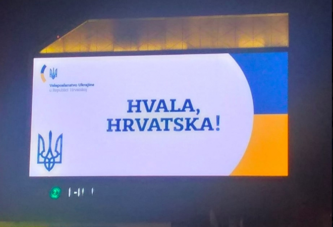 UKRAJINA ZAKUPILA INFO EKRANE U HRVATSKOJ! Šalju poruke narodu: ‘Sretan Dan državnosti, hrvatski prijatelji’