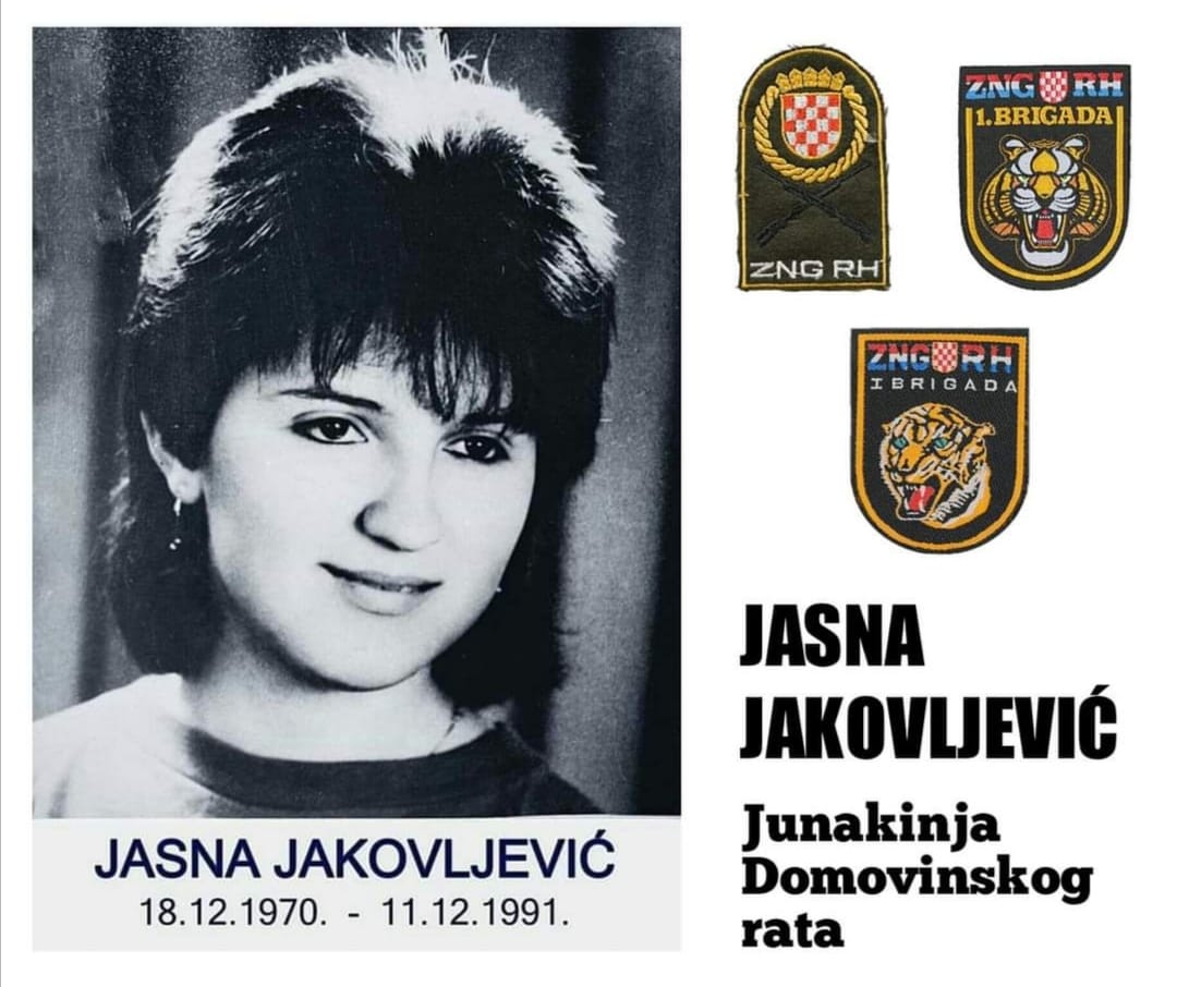 JASNA JAKOVLJEVIĆ  (1970. - 1991.) - TUŽNO SJEĆANJE