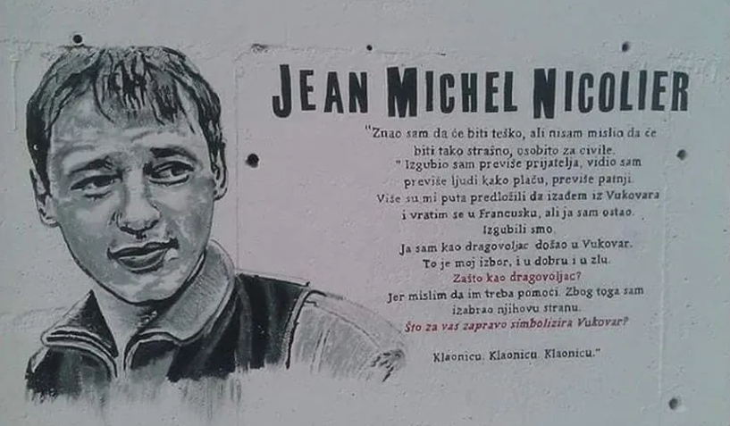 Na današnji dan 1. srpnja 1966. godine rodio se Jean Michel Nicolier vukovarski heroj i mučenik sa Ovčare