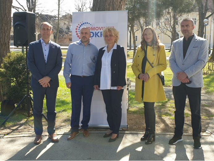 Predstavljena kandidatkinja Domovinskog pokreta za gradonačelnicu Petrinje Vesna Brebrić