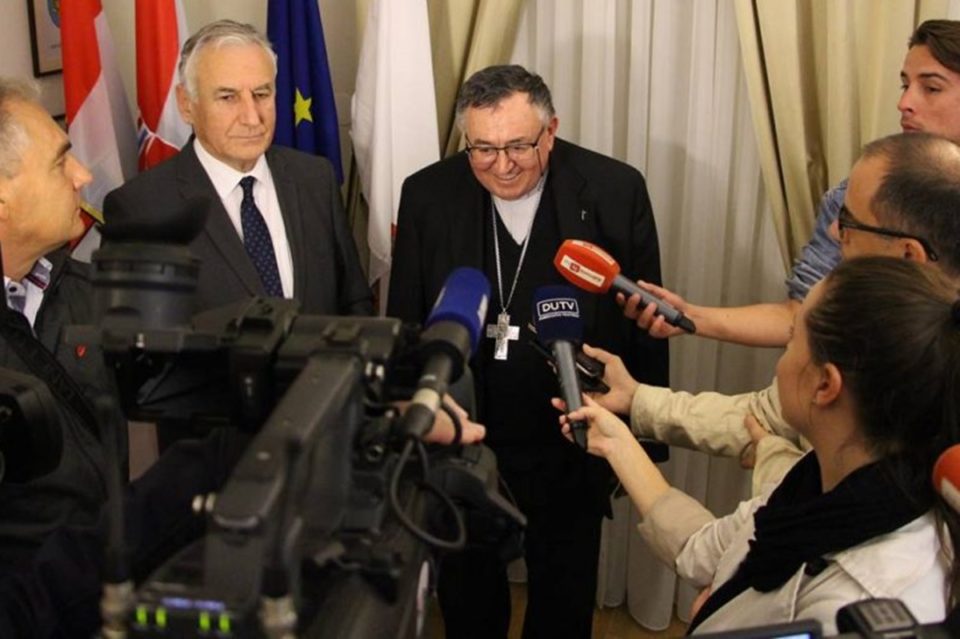Kardinal Vinko Puljić s Dobroslavićem i Frankovićem o položaju Hrvata u BiH
