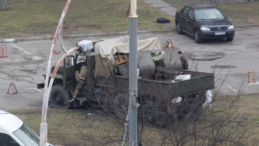 Objavljene snimke borbi u Kijevu, ruski oklopnjaci na ulicama glavnog grada