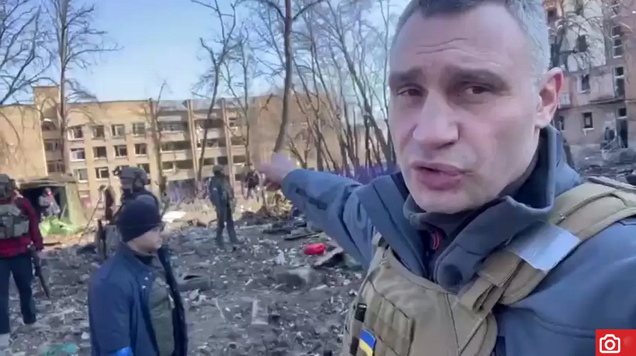 Kličko: 'Pogledajte ovaj krater. Tu je vrtić, a tu škola. Četvero djece je ozlijeđeno. Strahota...'