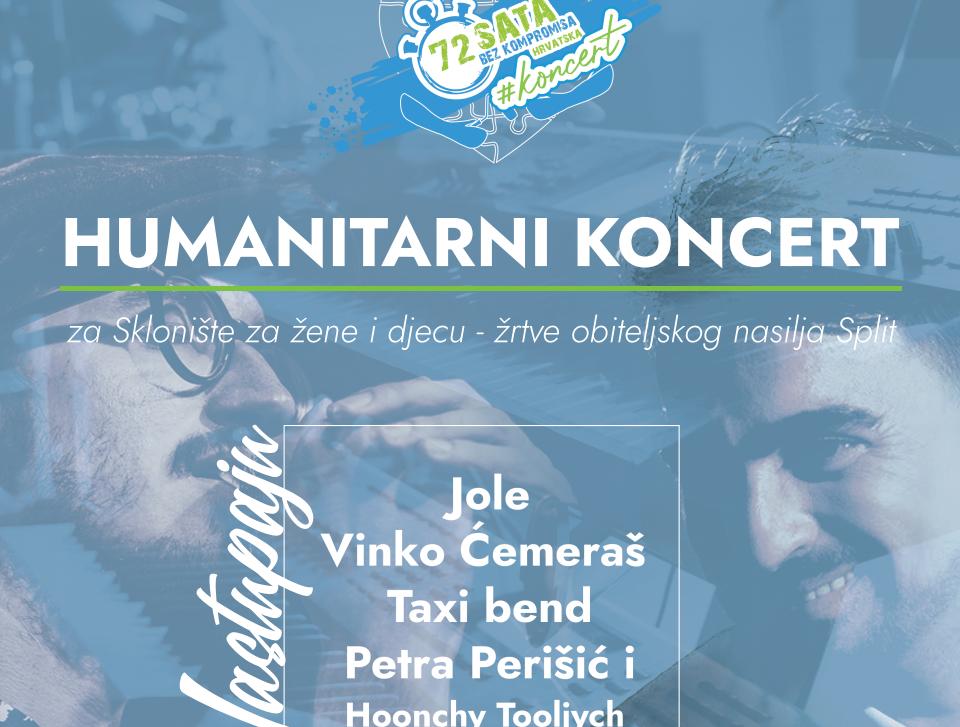 72 sata bez kompromisa: U srijedu humanitarni koncert za Sklonište za žene i djecu – žrtve obiteljskog nasilja