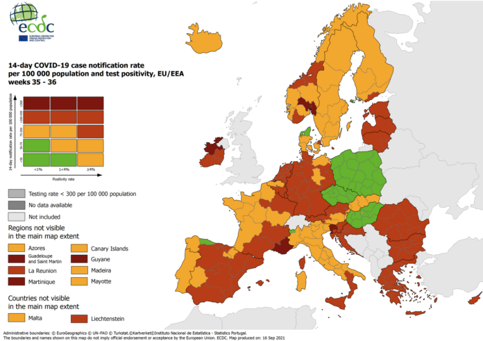 HRVATSKA JE I DALJE CRVENA: Na zapadu Europe došlo je do (ne)očekivanog obrata