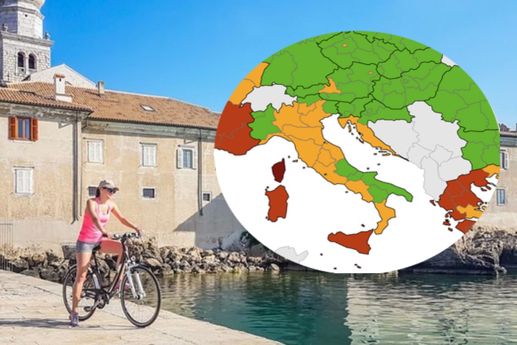 Nova korona karta Europe: Hrvatska obala u narančastom