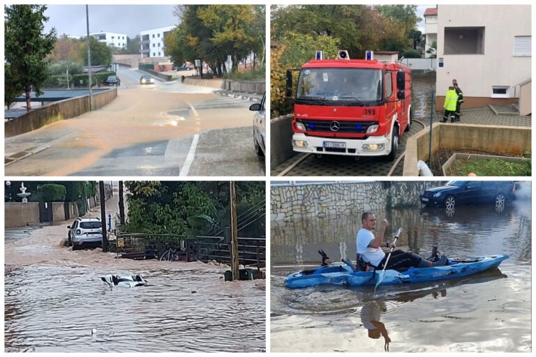Nezapamćene poplave na Krku, Malinska pod vodom: “Ovo se nikada nije dogodilo”