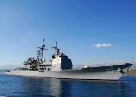 ŠESTA FLOTA  Raketna krstarica USS Normandy u “Lencu”, u američkoj mornarici ima status legende
