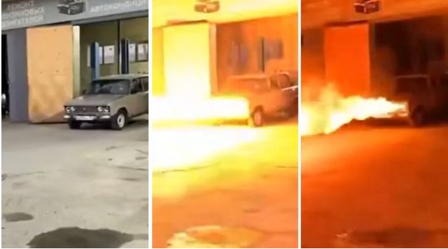 Rus postavio bacače plamena na Ladu