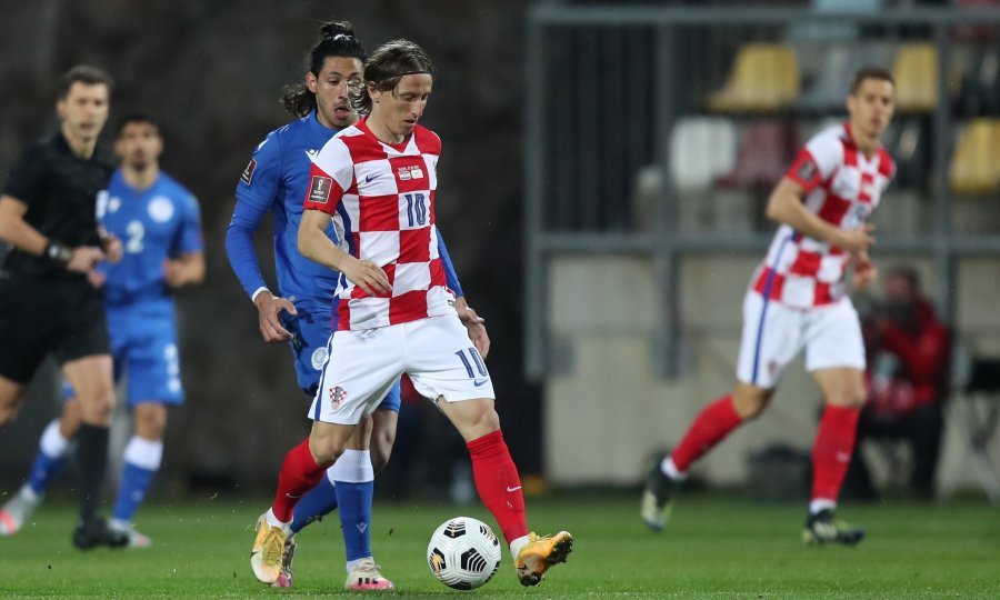 Kapetan Luka Modrić je samostalni hrvatski rekorder po broju nastupa za "Vatrene"