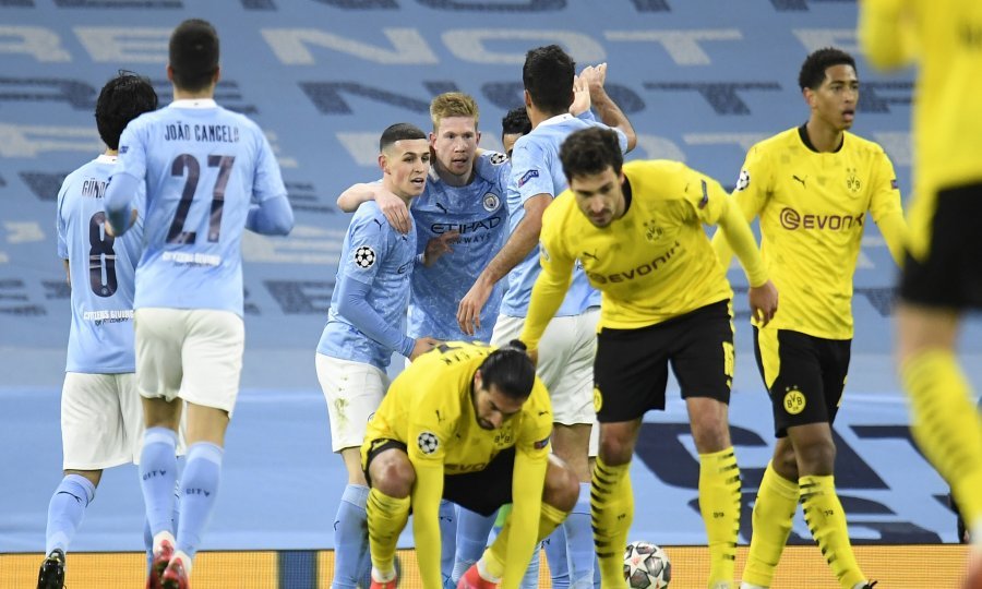 Manchester City u ludoj utakmici u zadnjim trenucima stigao do pobjede nad Borussijom Dortmund koja ipak ima zalog za uzvrat