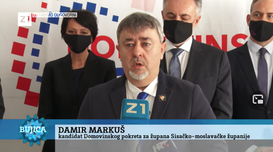 Bujica! Damir Markuš (DP), HOSovac u utrci za župana: “S Banovine ću ukloniti sve četničke spomenike, a 22. lipnja neću ići u Brezovicu, nego na Jazovku!“