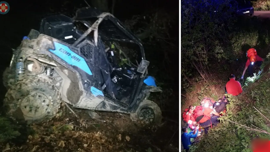 Buggyjem sletjeli u provaliju od 60 metara na Medvednici, HGSS ga izvlačio uz pomoć užadi