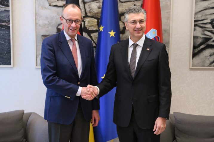Plenković se sastao s Merzom: Jugoistok Europe ne bi smio ostati izložen "drugim akterima"