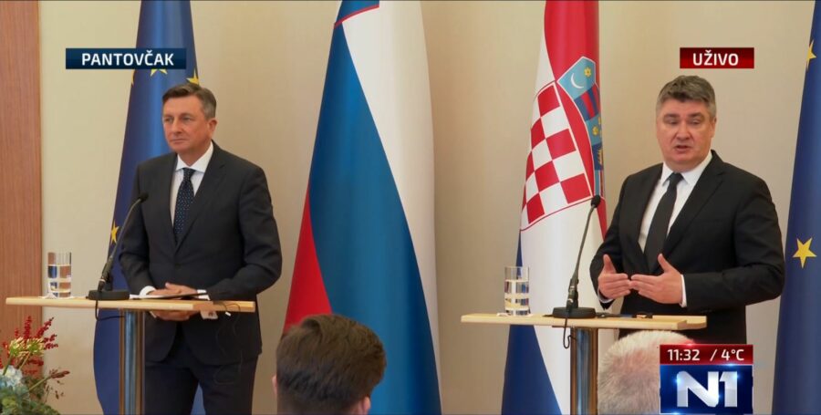 Pahor u oproštajnom posijetu Hrvatskoj