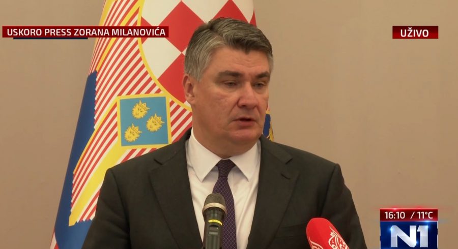 Milanović: Prljavi udar izvršne vlasti na ustavne ovlasti zapovjednika Oružanih snaga