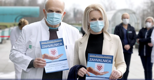 Udruga pacijenata: Najsestra Josipa Dominković, najliječnik Duško Kardum