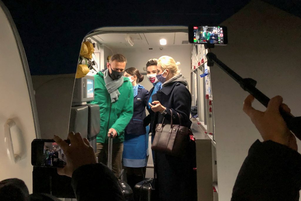 Navaljni priveden nakon što je sletio u Moskvu