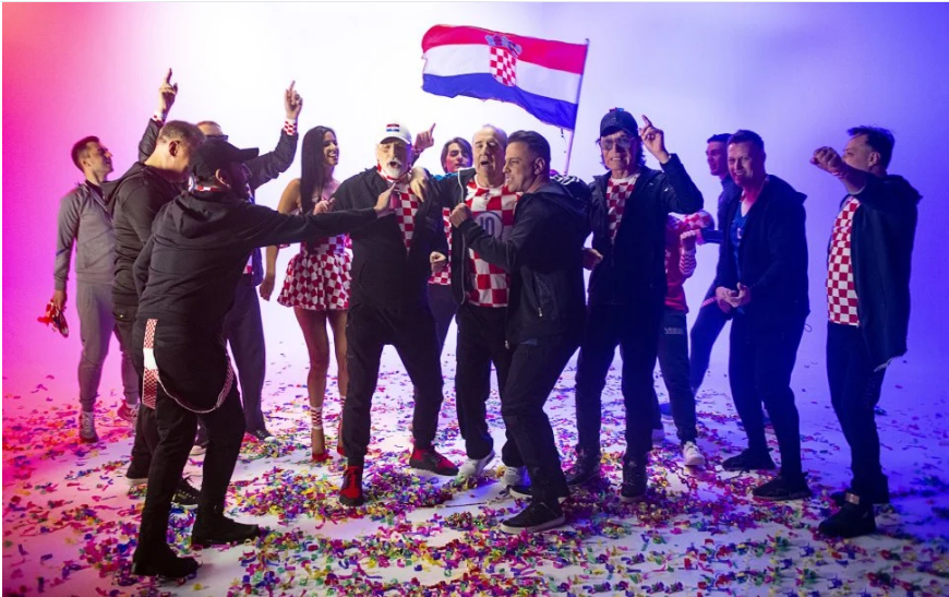 VIDEO/FOTO Srce hrvatsko: Tri mušketira i prijatelji po želji naše reprezentacije snimili novu navijačku nogometnu himnu