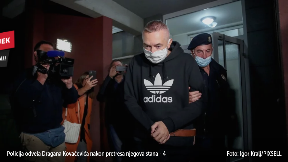 Nema na slobodu: Draganu Kovačeviću produljen pritvor za još 20 dana
