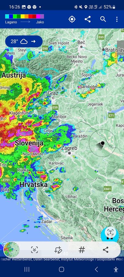 Prijeti novo grmljavinsko nevrijeme: Izdana upozorenja za skoro cijelu Hrvatsku, evo gdje bi moglo udariti