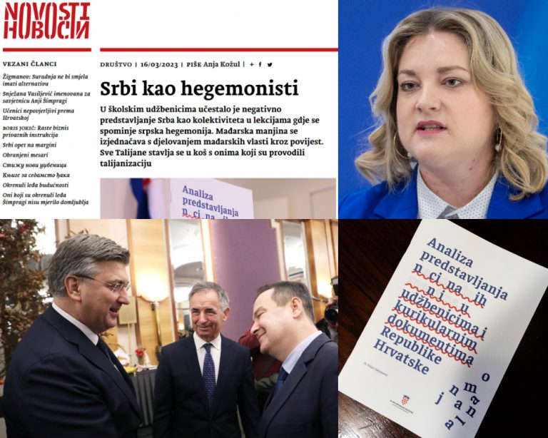 Pupovčeve Novosti žale se na sliku Srba u hrvatskim udžbenicima: Srbi predstavljeni kao ‘hegemonisti’