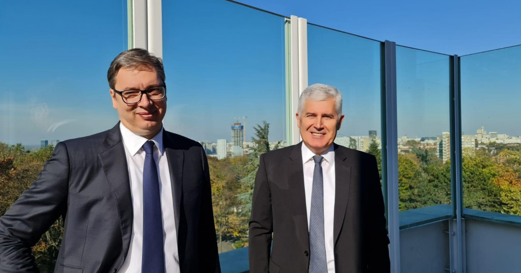 Vučić i Čović: Konstitutivni narodi u BiH samo konsenzusom mogu odlučiti o budućnosti