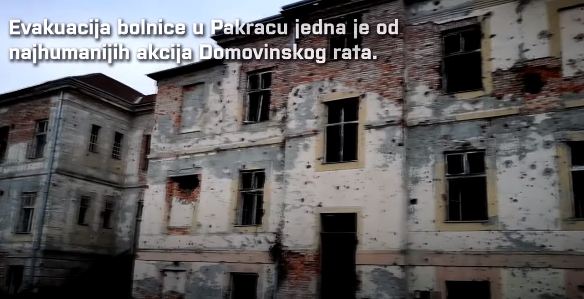 EVAKUACIJA PAKRAČKE BOLNICE - 29. RUJNA 1991. godine (VIDEO)