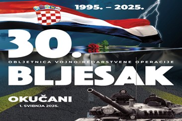 Obilježavanje 30. obljetnice VRO Bljesak u Okučanima
