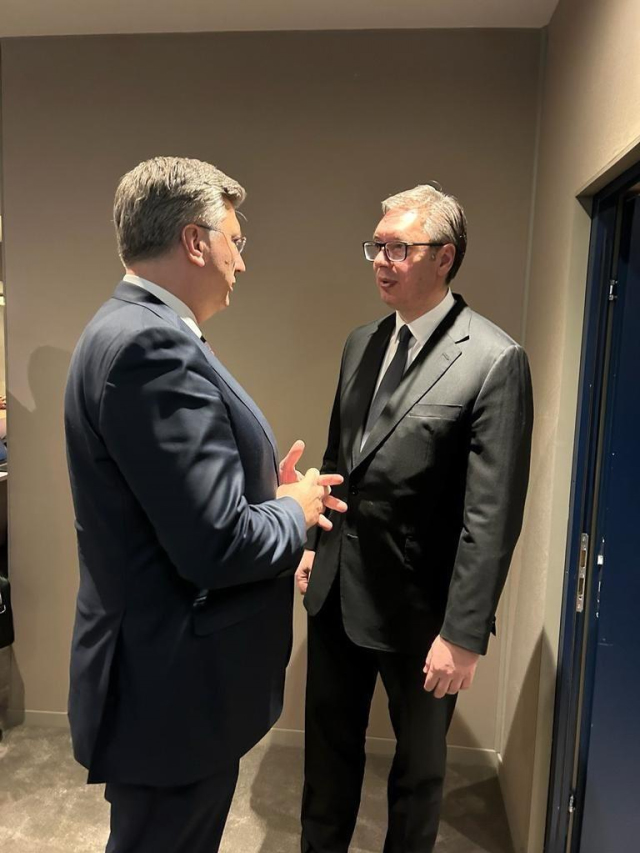 Plenković u Davosu razgovarao s Vučićem, dao intervju poznatom CNN-ovom voditelju
