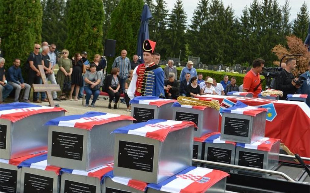 Posljednji ispraćaj 253 žrtve Drugog svjetskog rata i poslijeratnog razdoblja u Gospiću