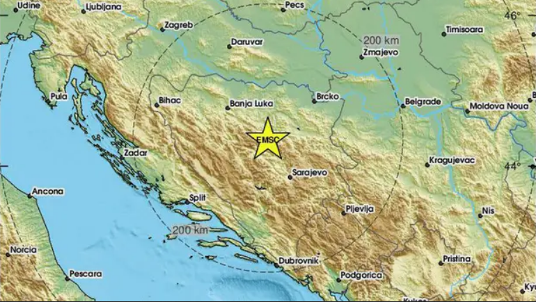 Potres magnitude 3.6 zatresao područje Zenice i Žepča: Osjetio se i u Slavoniji