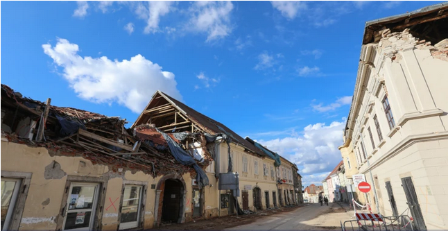 Potres kod Petrinje magnitude 3,8 po Richteru