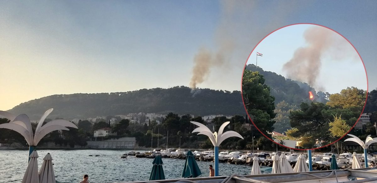 GORI I U SPLITU Požar na Marjanu: planulo na samom vrhu, na terenu veći broj vatrogasaca