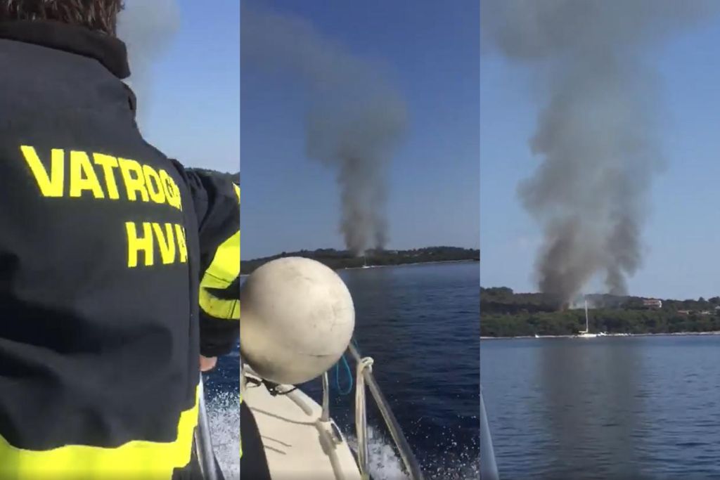 Požar na Paklenim otocima: U akciji gašenja dva kanadera