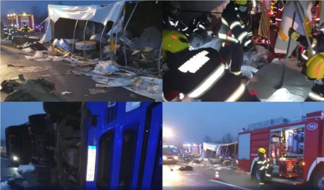 Teška prometna nesreća na A3: Poginule četiri osobe, 11 Sirijaca ozlijeđeno