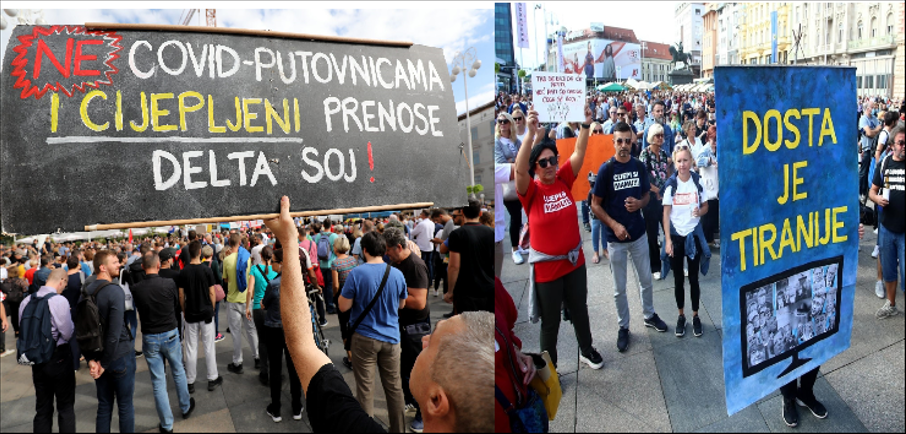 Vladajuće elite pretvaraju ljude u roblje, prisiljavajući  na cijepljenje patogenim, neučinkovitim cjepivom, umjesto da istražuju metode liječenja  i lijekove