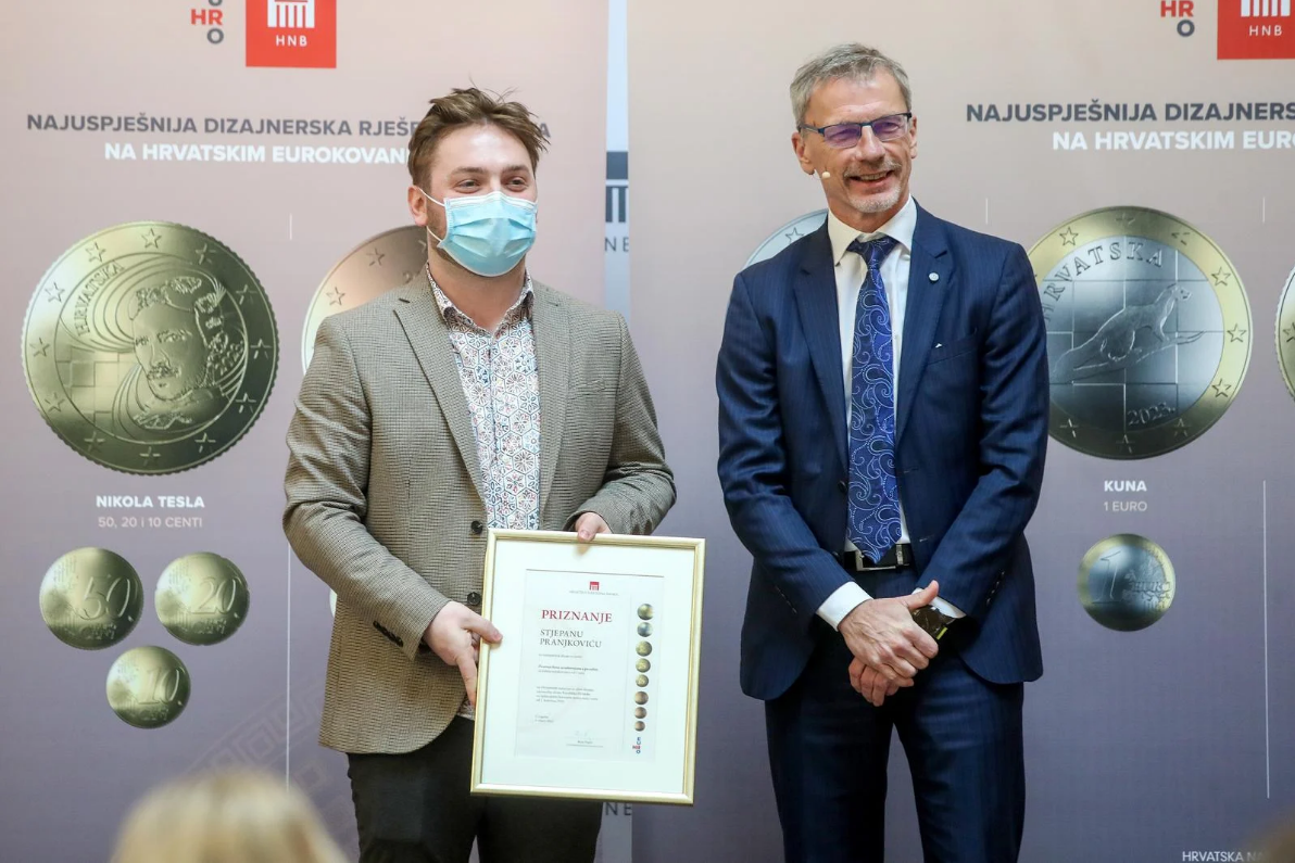 Autor sporne kovanice eura s kunom: Povlačim svoj prijedlog dizajna