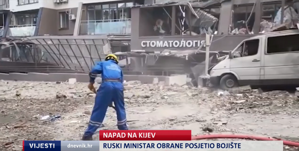 Projektil oštetio dječji vrtić u Kijevu, Putin prvi put od početka rata u Ukrajini putuje van Rusije