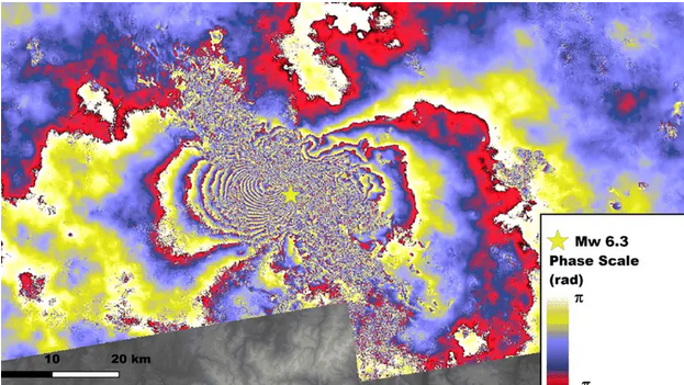 Satelitske snimke: Potres digao Petrinju 12 centimetara, Glinske Poljane propale 7 centimetara