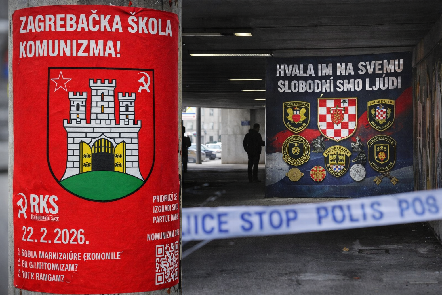 Nitko ne pita za plakate komunista u Zagrebu, ali mural braniteljima odmah je problem